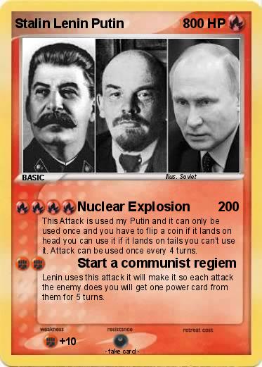 Pokemon Stalin Lenin Putin