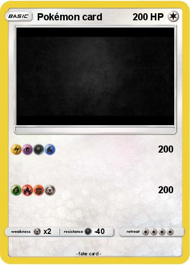Pokemon Pokémon card
