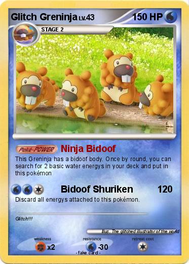 Pokemon Glitch Greninja