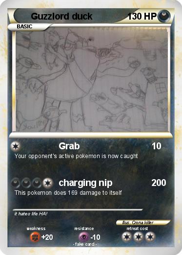 Pokemon Guzzlord duck