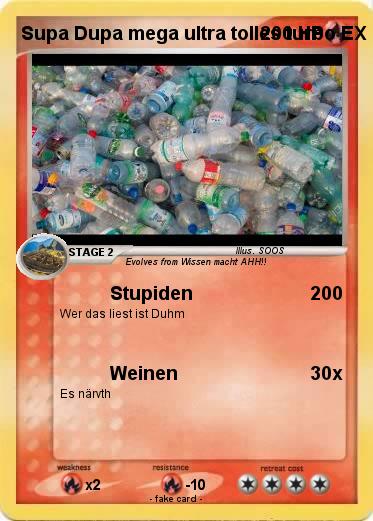 Pokemon Supa Dupa mega ultra tolles turbo EX