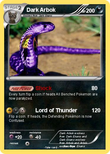 Pokemon Dark Arbok