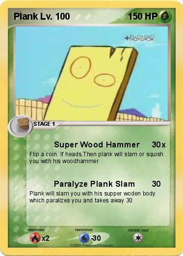 Pokemon Plank Lv. 100