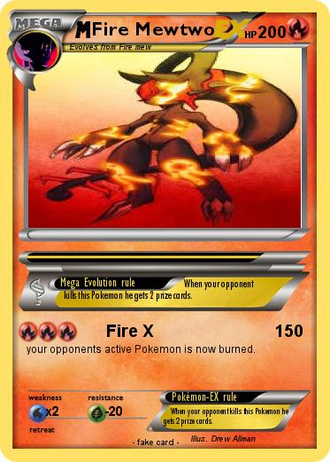 Pokemon Fire Mewtwo