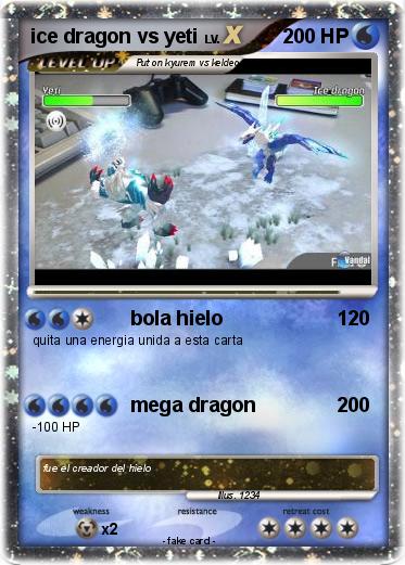 Pokemon ice dragon vs yeti