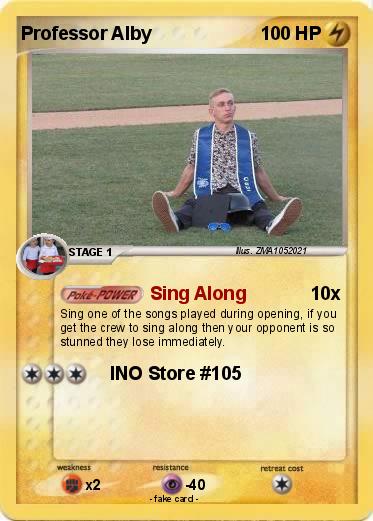 Pokemon Professor Alby