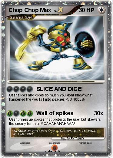 Pokemon Chop Chop Max