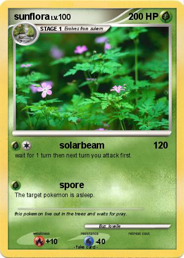 Pokemon sunflora
