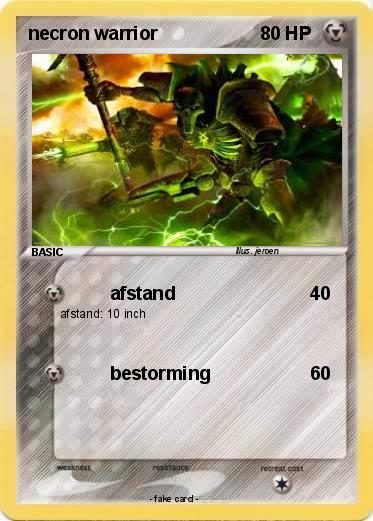 Pokemon necron warrior