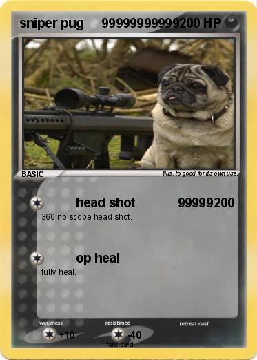 Pokemon sniper pug     99999999999