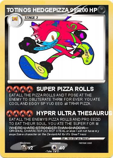 Pokemon TOTINOS HEDGEPIZZA 999