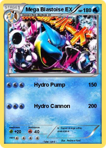 Pokemon Mega Blastoise EX
