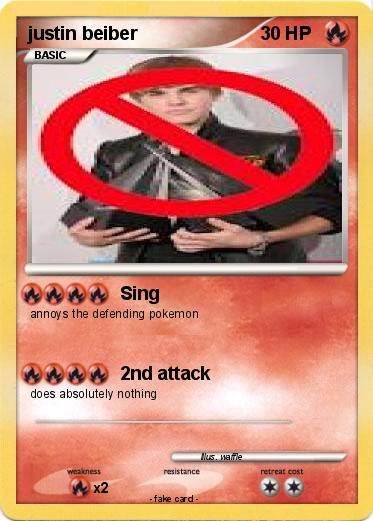 Pokemon justin beiber