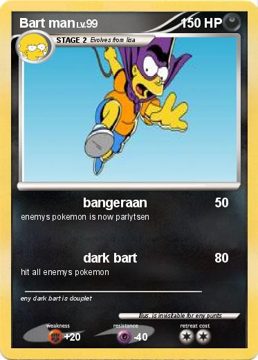 Pokemon Bart man