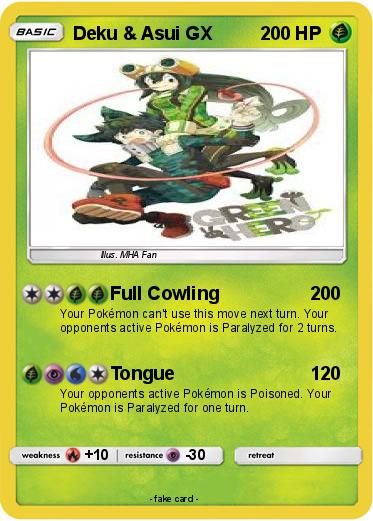 Pokemon Deku & Asui GX
