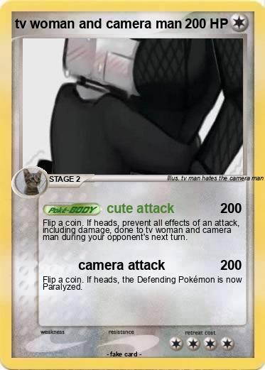 Pokemon tv woman and camera man