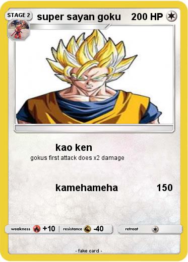 Pokemon super sayan goku