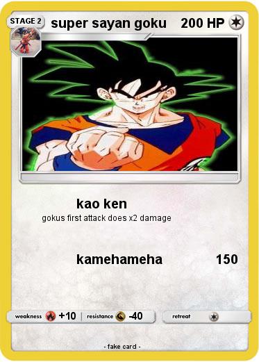Pokemon super sayan goku