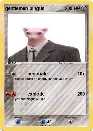 Pokemon gentleman bingus
