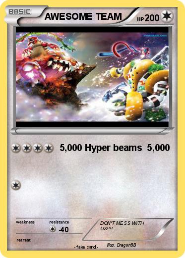 Pokemon AWESOME TEAM
