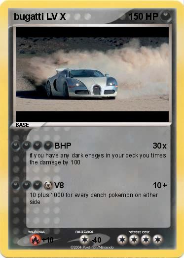 Pokemon bugatti LV X