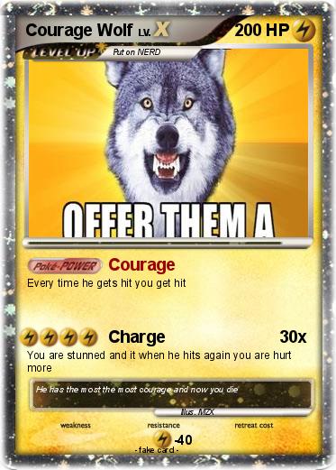 Pokemon Courage Wolf