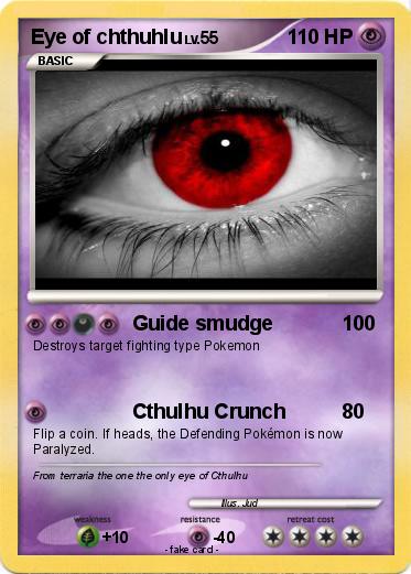Pokemon Eye of chthuhlu