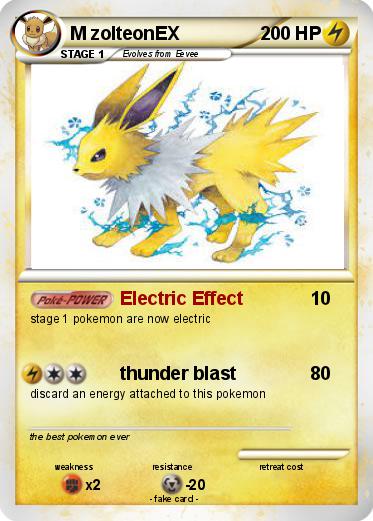 Pokemon M zolteonEX