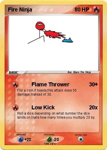 Pokemon Fire Ninja