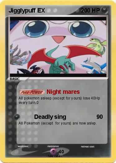 Pokemon Jigglypuff EX