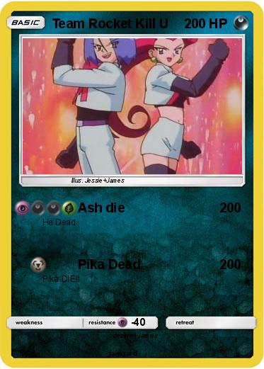 Pokemon Team Rocket Kill U