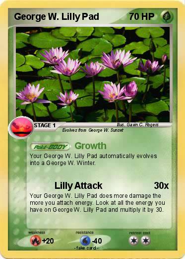 Pokemon George W. Lilly Pad