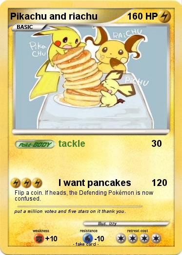 Pokemon Pikachu and riachu