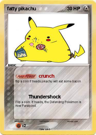Pokemon fatty pikachu