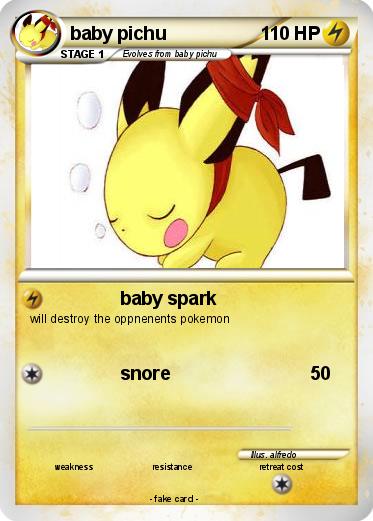 Pokemon baby pichu