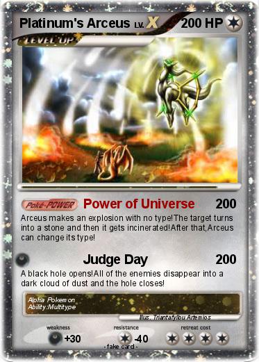 Pokemon Platinum's Arceus