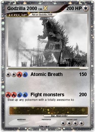 Pokemon Godzilla 2000