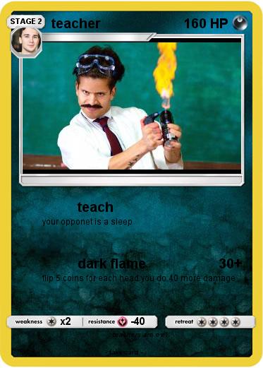 Pokemon teacher