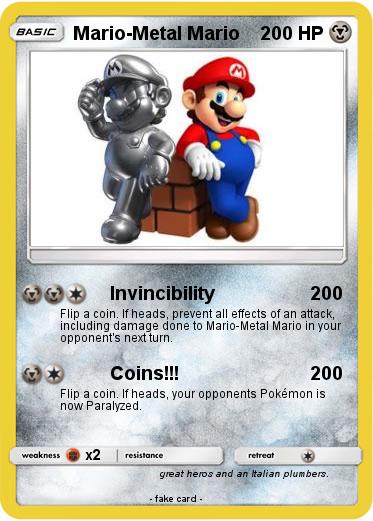 Pokemon Mario-Metal Mario