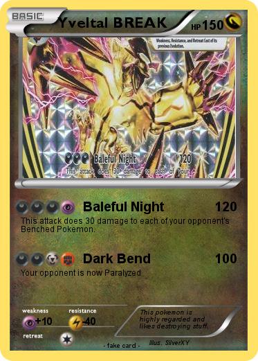 Pokemon Yveltal BREAK