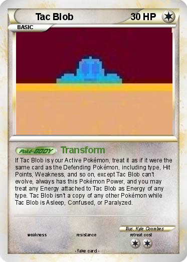 Pokemon Tac Blob