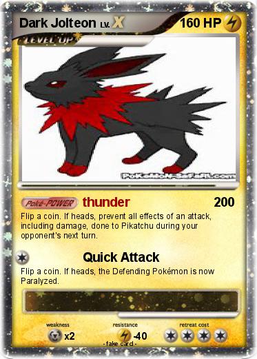 Pokemon Dark Jolteon