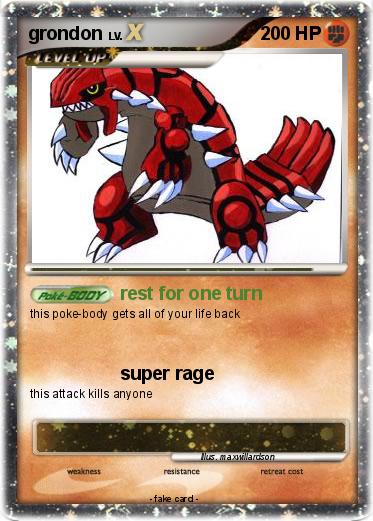 Pokemon grondon