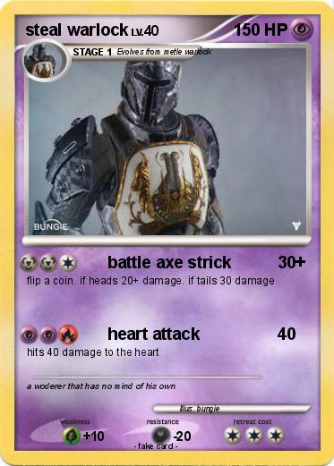 Pokemon steal warlock