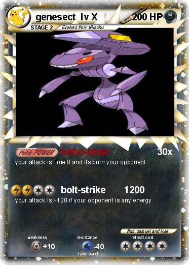 Pokemon genesect  lv X