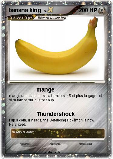 Pokemon banana king