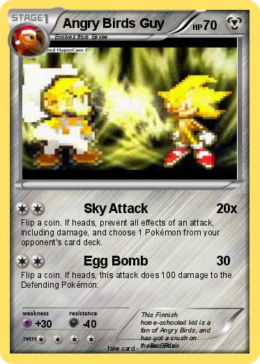 Pokemon Angry Birds Guy