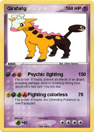 Pokemon Girafarig