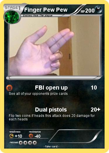 Pokemon Finger Pew Pew