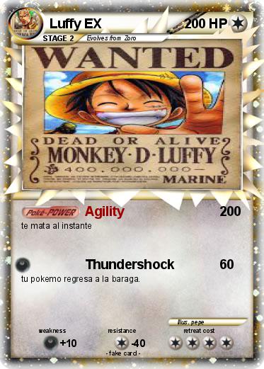 Pokemon Luffy EX